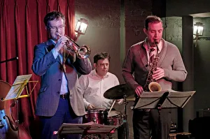 Armstrong Prints: Mark Armstrong, Clark Tracey and Sam Mayne, Bulls Head, Barnes, London, 2014. Artist