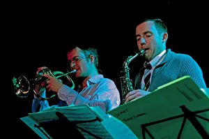 Mark Armstrong and Sam Mayne, Bulls Head, Barnes, London, 2014. Artist: Brian O Connor