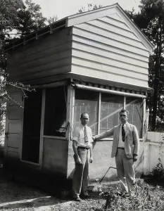 Boyd Prints: Mark Boyd and one unidentified man, c1940s. Creator: Unknown