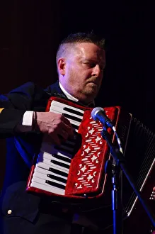 Accordion Gallery: Mark Edwards, Under Ground Theatre, Eastbourne, East Sussex, 2015. Artist: Brian O Connor