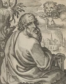 Visscher Gallery: Mark, from The Four Evangelists, 1610-20. Creator: Petrus Feddes