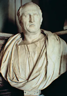 Italy Lacio Prints: Mark Tullius Cicero (106-43. C), orator, writer, politician and philosopher Roman