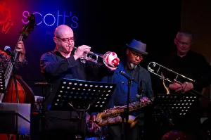Mark White and Denys Baptiste, Ronnie Scotts, Soho, London, 5th June 2016. Artist