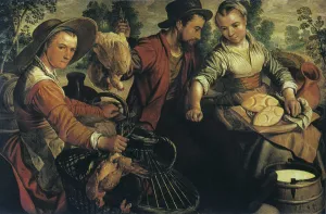 Images Dated 15th November 2005: At the Market, c1554-1574. Artist: Joachim Beuckelaer