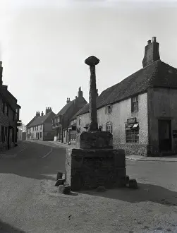 Market Cross Prints: Market Cross, Alfriston, Sussex, c1955. Creator: Arthur Charles Kirby Ware