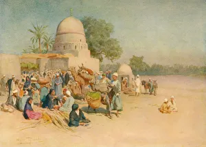 A Market on the Edge of the Desert, c1905, (1912). Artist: Walter Frederick Roofe Tyndale A Market on the Edge of the Desert, c1905, (1912). Artist: Walter Frederick Roofe Tyndale