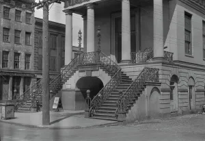 Market Hall Prints: Market Hall, Charleston, South Carolina, between 1920 and 1926. Creator: Arnold Genthe