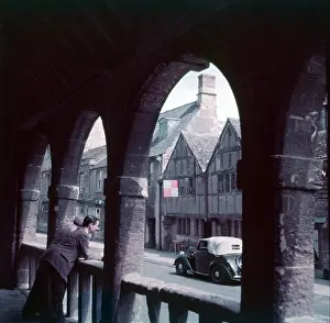 Sign Prints: Market Hall, Chipping Campden, Gloucestershire, c1955. Creator: Arthur Charles Kirby Ware