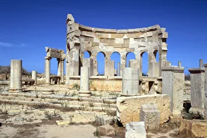 Lepcis Magna Prints: The Market, Leptis Magna, Libya