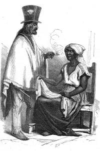 Market people--on the Parana; A visit to Paraguay during the war, 1875. Creator: Unknown