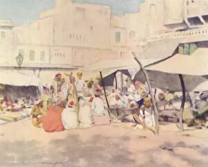 In the Market-place, Jeypore, 1905. Artist: Mortimer Luddington Menpes