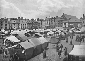 Northampton Prints: Market-Place, Northampton, c1896. Artist: Poulton & Co