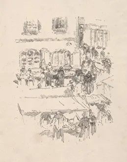 1834 1903 Prints: The Market Place, Vitre, 1893. Creator: James McNeill Whistler (American, 1834-1903)
