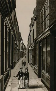 Market Row, c1880. Creator: Unknown
