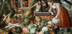 At The Market Collection: Market Scene, 1569. Artist: Aertsen, Pieter (1508-1575)
