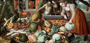 At The Market Collection: Market Scene, 1569. Artist: Aertsen, Pieter (1508-1575)