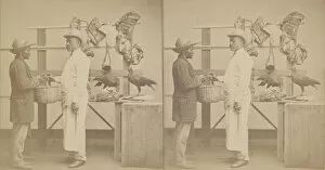 Shop Gallery: Market Scene, 1880-1888. Creator: Frank A. Nowell