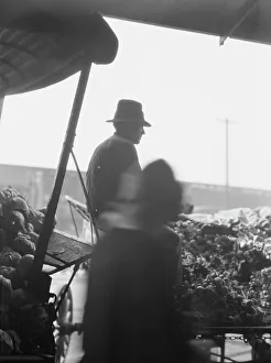 Market scene, New Orleans, between 1920 and 1926. Creator: Arnold Genthe