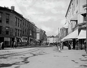 Portsmouth Prints: Market Street, Portsmouth, N.H. c.between 1910 and 1920. Creator: Unknown