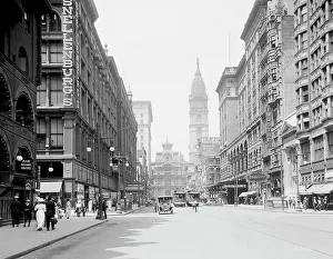 Philadelphia Prints: Market Street, west from Eleventh