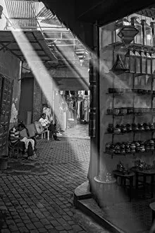 Sunlight Collection: Market Sunrays, Morocco. Creator: Viet Chu