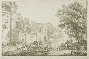 Market Town, n.d. Creator: Simon de Vlieger