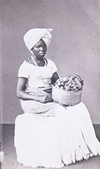 Headwrap Prints: Market woman, Brazil, (1854-1890?). Creator: Unknown