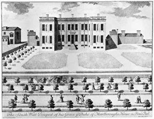 Images Dated 16th December 2006: Marlborough House from the south-west, 17th century, (1908).Artist: John Harris