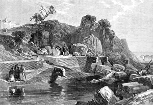 H Rc Prints: The Marmorata, on the Tiber, the ancient port of Rome, 1870. Creator: RCH