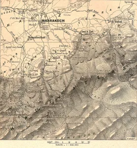 Marrakech Prints: Maroc ou Marrakech et la Haut Atlas; Afrique du nord, 1914. Creator: Unknown