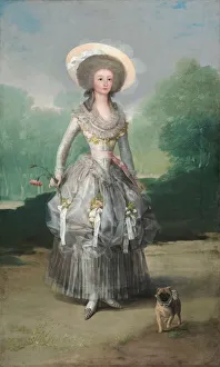 Marchioness Prints: The Marquesa de Pontejos, c. 1786. Creator: Francisco Goya