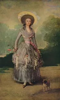Masterpieces Of Painting Gallery: The Marquesa de Pontejos, c1786. Artist: Francisco Goya