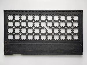 Cast Iron Collection: Marquette Building: Elevator Grille Base, 1893 / 95. Creator: Holabird & Roche
