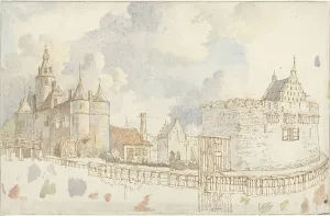 Turret Prints: Marquette Castle, 1776-1822. Creator: Jan Hulswit
