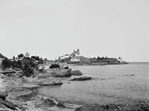Marquette, Mich. Lighthouse Point, c1898. Creator: Unknown