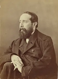 Marquis de Belloy, litterateur, 1861-1869. Creator: Nadar