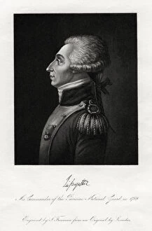 S Freeman Collection: Marquis de Lafayette, French military leader and statesman, 1845. Artist:s Freeman