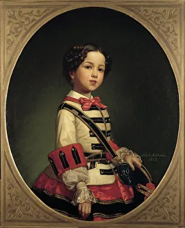 Marquise Maria Cristina de Roncali y Gaviria. Artist: Madrazo y Kuntz, Luis de (1825-1897)