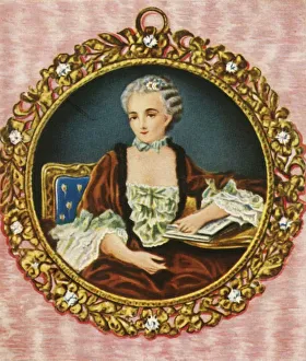 Pompadour Prints: Marquise De Pompadour, (1933). Creator: Unknown