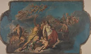 Arianna Prints: The Marriage of Bacchus and Ariadne, c.1675-c.1699. Creator: Anon
