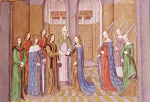 Union Prints: Marriage of Boemond and Constance of France, 1106, late 15th century. Creator: Unknown