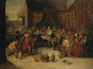 Wedding Prints: Marriage at Cana, 1630. Creator: Frans Francken II