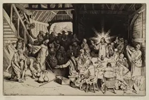 Shortage Prints: The Marriage At Cana, 1889. Creator: William Strang