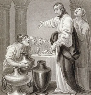 Wine Vessel Prints: The Marriage at Cana, c1810-c1844. Artist: Henry Corbould