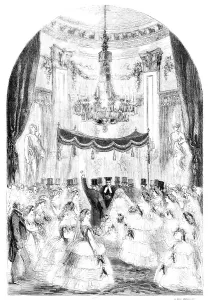 Wineglass Prints: Marriage Ceremonial of the Baron Alphonse de Rothschild and Miss Leonora Rothschild