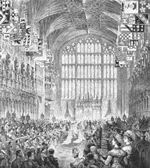 Wedding Prints: The Marriage of The Duke of Albany with Princess Helene of Waldeck-Pyrmont... 1882, (1901)