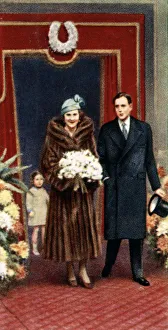 Marina Prints: The marriage of the Duke and Duchess of Kent, November 1934, (c1935)