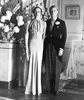 House Of Windsor Collection: The marriage of the Duke of Windsor and Wallis Simpson, 1937