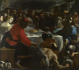 The Marriage Feast At Cana, c. 1655-1656. Artist: Preti, Mattia (1613-1699) The Marriage Feast At Cana, c. 1655-1656. Artist: Preti, Mattia (1613-1699)