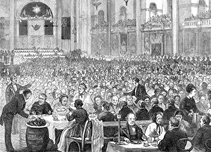 Saxe Coburg And Gotha Duke Of Prints: Marriage Festivities for the Duke of Edinburgh: the Mayor of Liverpool's treat for the poor